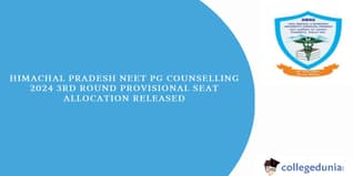 Himachal Pradesh NEET PG Counselling 2024-25: 3rd Round Provisional Seat Allocation Released